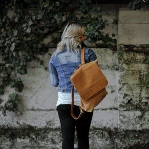 Sseko Eden Backpack in Camel